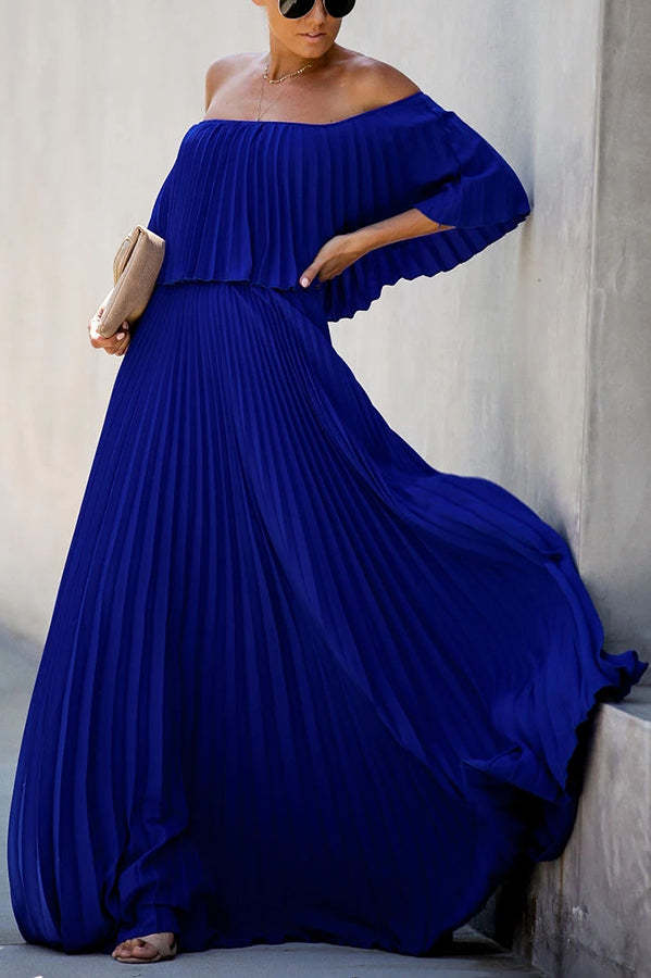 Scattering Weave Ruffle Tiered Maxi main image 0
