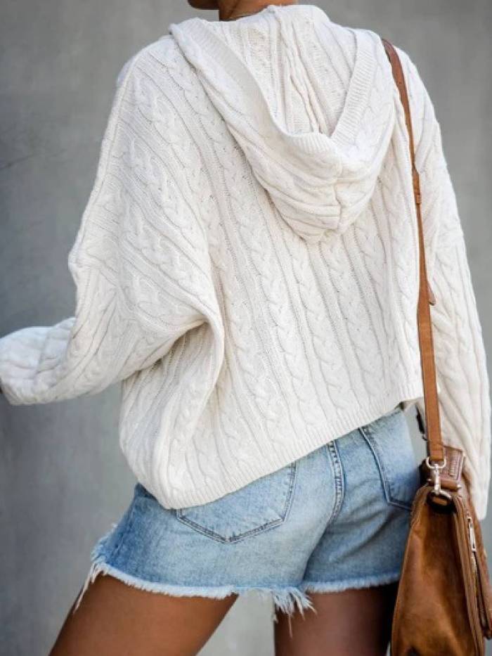Knitted Casual Long Sleeve Sweater