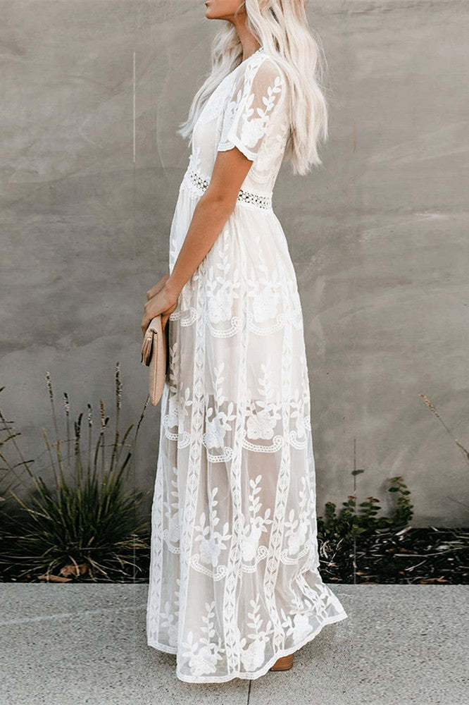 Gold Coast Embroidered Sleeveless Tunic Dress