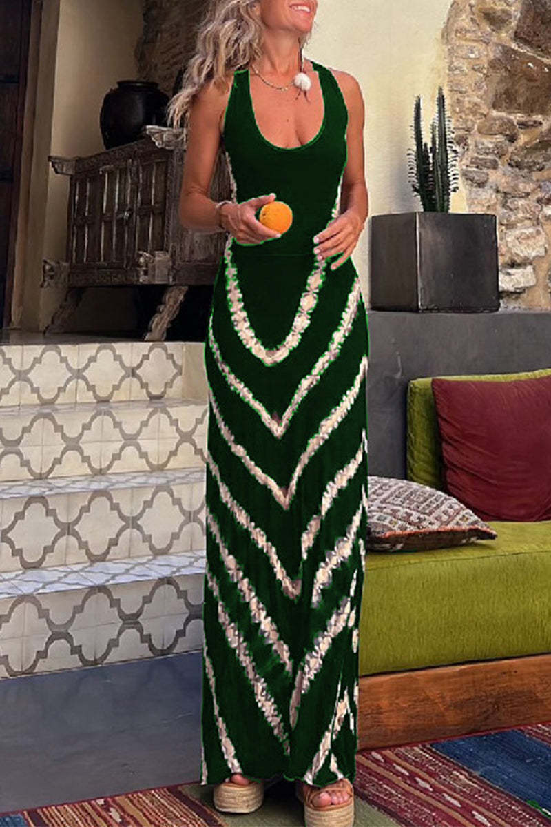 Sexy Backless Sequined Mesh U Neck One Step Skirt Dresses main image 0