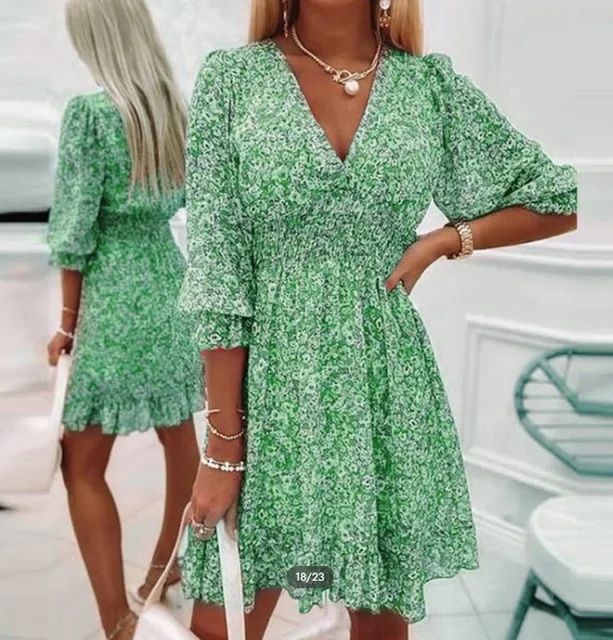 Women's Pullover Bohemian Printed Summer Dress