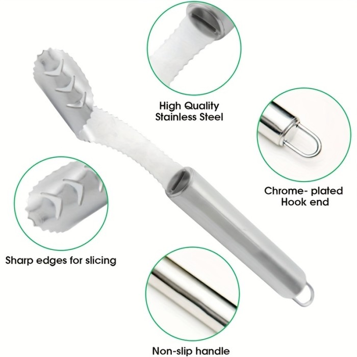Upgrade Your Kitchen with This Multifunctional Serrated Stainless Steel Pepper Corer & Seed Remover!