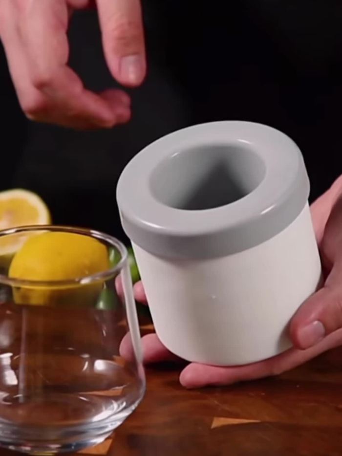 1pc, Make Perfectly-Shaped Ice Cubes With This Easy-Release Silicone Ice Cube Mold - Holds Up To 60 Cubes!