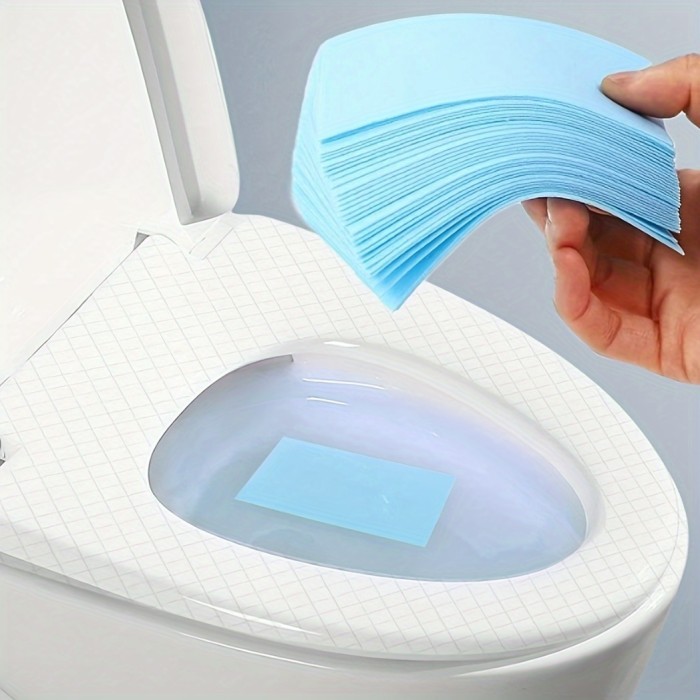 30pcs, Toilet Cleaning Sheets, Toilet Cleaner, Toilet Deodorizer, Toilet Bowl Cleaner, Odor Remover, Automatic Toilet Descaling Cleaning Sheets, To Remove Urine Stains And Odor, Cleaning Supplies, Christmas Supplies