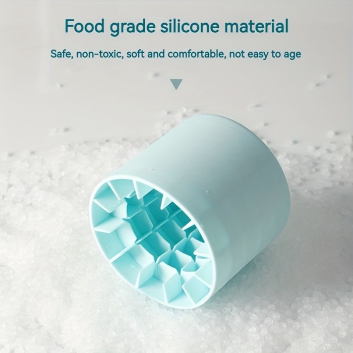 1pc, Make Perfectly-Shaped Ice Cubes With This Easy-Release Silicone Ice Cube Mold - Holds Up To 60 Cubes!