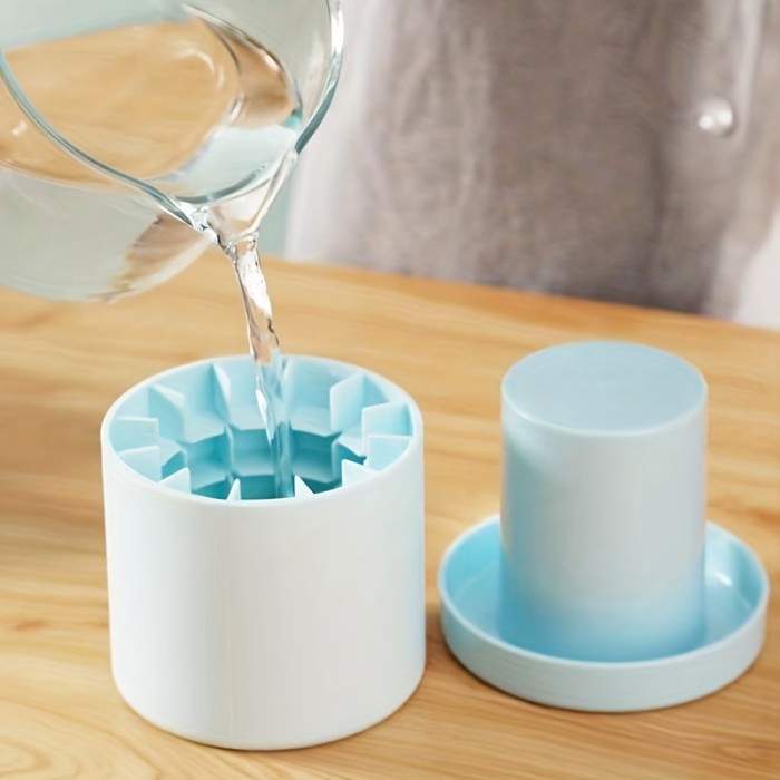 1pc, Make Perfectly-Shaped Ice Cubes With This Easy-Release Silicone Ice Cube Mold - Holds Up To 60 Cubes!