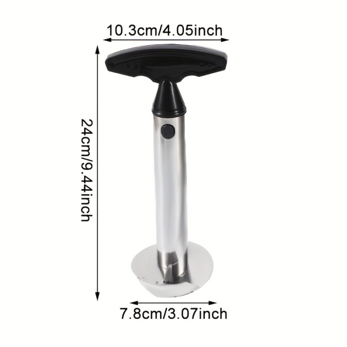 1pc, Stainless Steel Pineapple Peeler and Corer - Effortlessly Core, Slice, and Cut Pineapples with This Kitchen Tool