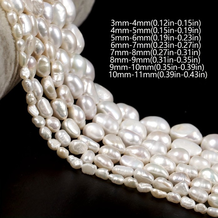 Irregular Natural Freshwater Baroque Pearl Beads For Jewelry Making DIY Special Necklace Bracelet 13\
