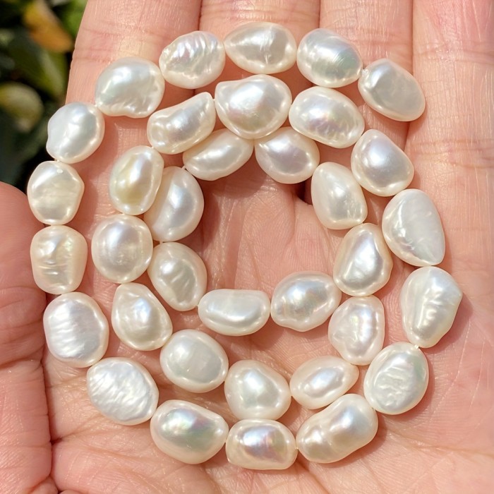 Irregular Natural Freshwater Baroque Pearl Beads For Jewelry Making DIY Special Necklace Bracelet 13\