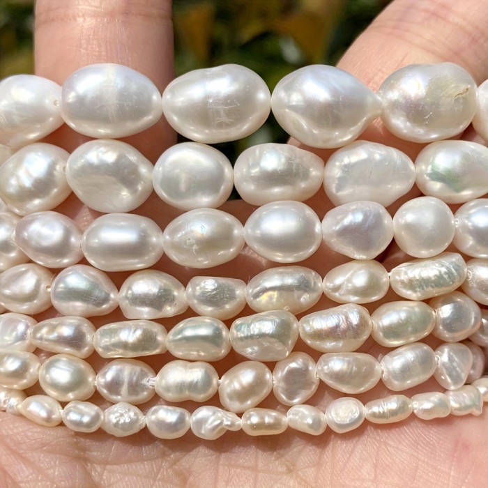 Irregular Natural Freshwater Baroque Pearl Beads For Jewelry Making DIY Special Necklace Bracelet 13\