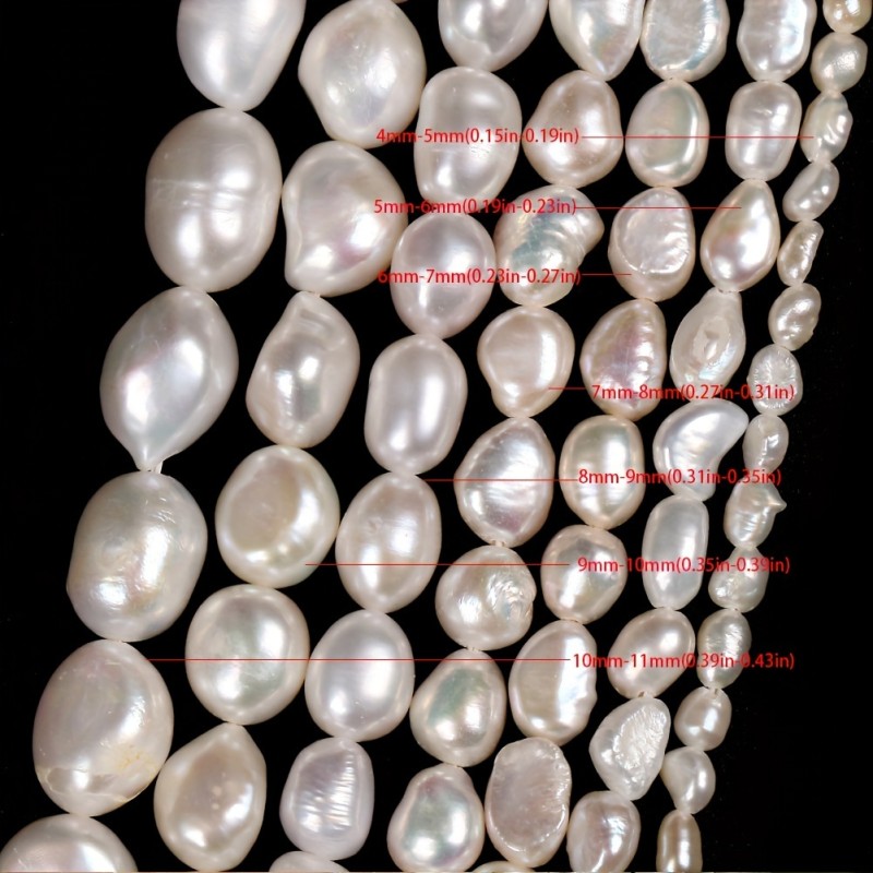 Irregular Natural Freshwater Baroque Pearl Beads For Jewelry Making DIY Special Necklace Bracelet 13\