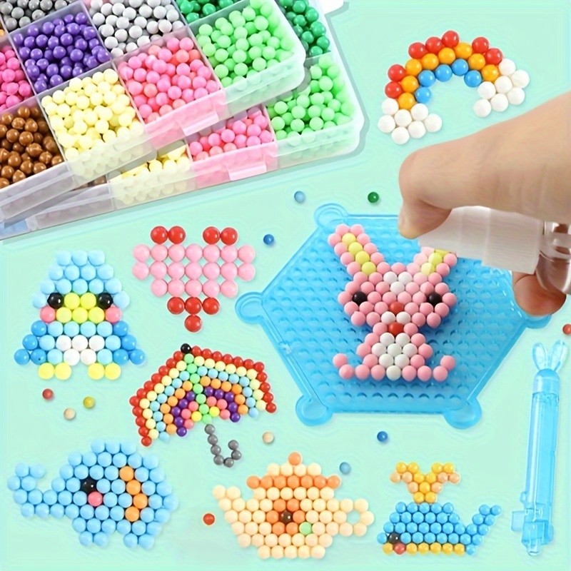 1000pcs Water Mist Magic Beads Set: Unleash Your Creativity And Make Amazing Crafts! Halloween, Thanksgiving And Christmas Gift easter gift