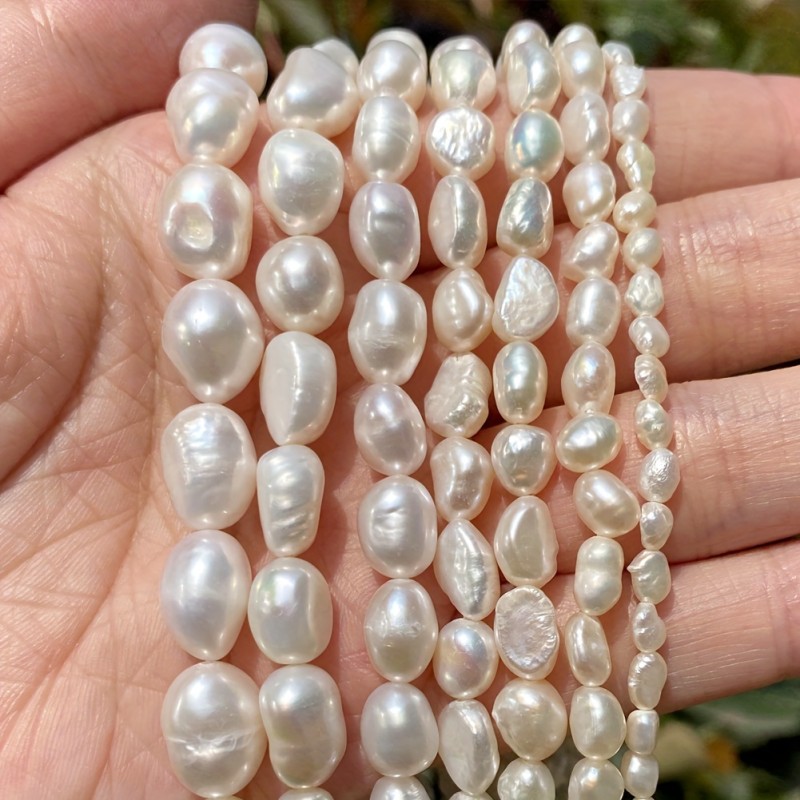 Irregular Natural Freshwater Baroque Pearl Beads For Jewelry Making DIY Special Necklace Bracelet 13\