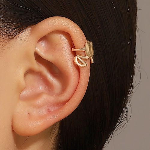 Cute Frog Ear Cuff Earrings for Women Green Vintage Frog Wrap Crawler Earrings No Piercing Animal Cuff Earrings for Women Girls Jewelry