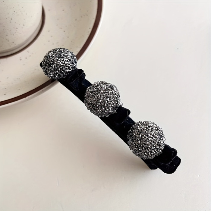 1pc\u002F4pcs Elegant Sparkling Rhinestone Decorative Hair Braiding Clips Vintage Hair Side Clips For Women And daily uses