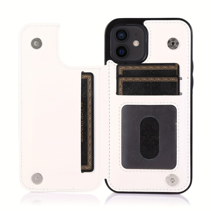 Wallet Phone Case With Card Holder, PU Leather Kickstand Card Slots Case, Double Magnetic Clasp And Durable Shockproof Cover, For IPhone 15 14 13 12 11 Pro Max XR XS Max SE 2022\u002F2020 7 8 Plus