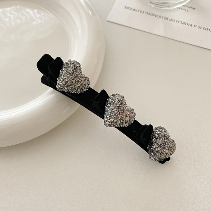 1pc\u002F4pcs Elegant Sparkling Rhinestone Decorative Hair Braiding Clips Vintage Hair Side Clips For Women And daily uses