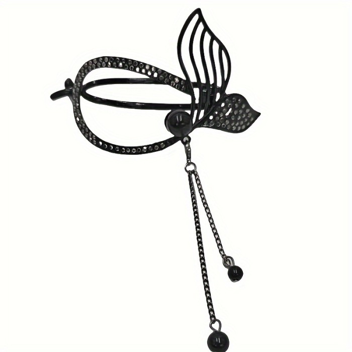 Elegant Rhinestone & Faux Pearl Hair Clip - Perfect Hair Accessory for Any Occasion!