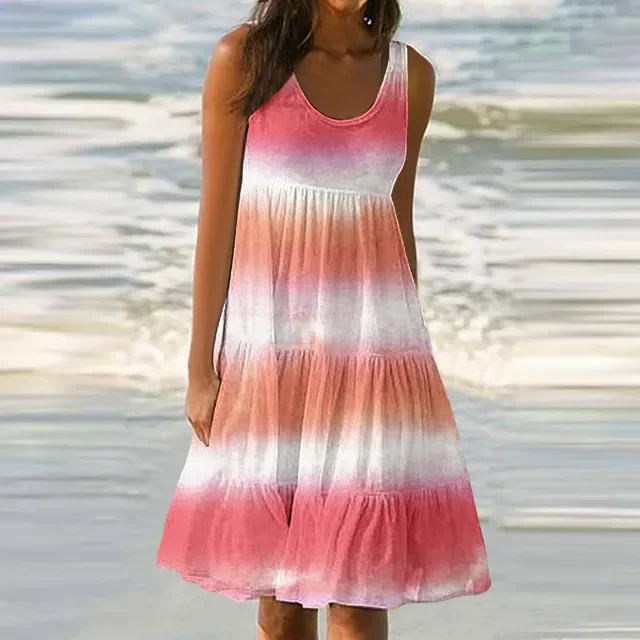 Women's Gradient Color Summer Fashion Dress
