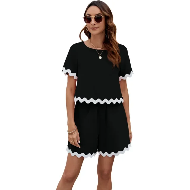 Women's Summer Casual Loose Two-Piece Set