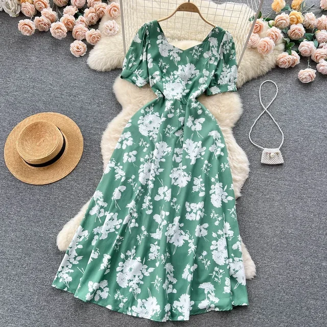 Women's Summer Outfits Casual A-Line Floral Dress