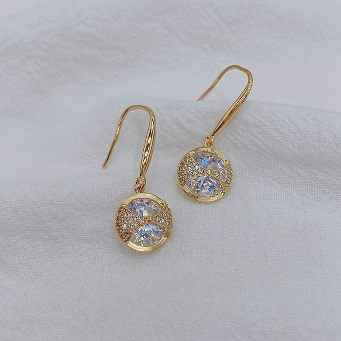 Glamorous Round Earrings - Perfect for Parties, Weddings, Banquets & Birthdays!