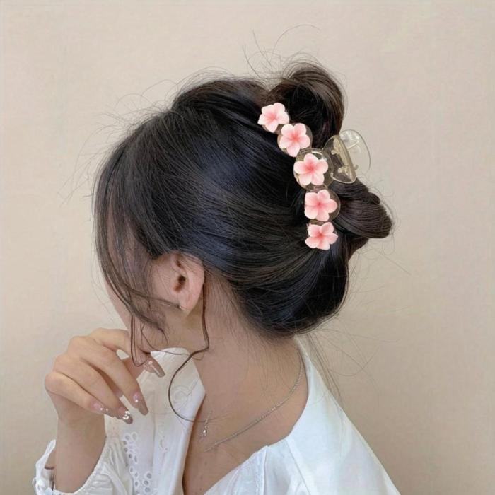 Y2K-Inspired Sparkly Star & Flower Hair Clip - Cute Boho Style, Colorful Dopamine Boosting Accessory For Women And Girls