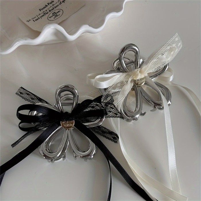 Hair JIT Hair Clip Women's Large Hair Claw Clip Women's Thin and Thick Curly Hair Big Banana Clip Strong Chin Clip Neutral Color Fashion Crab Hair Clip French Hair Clip Vintage Plastic Hair Accessories Women