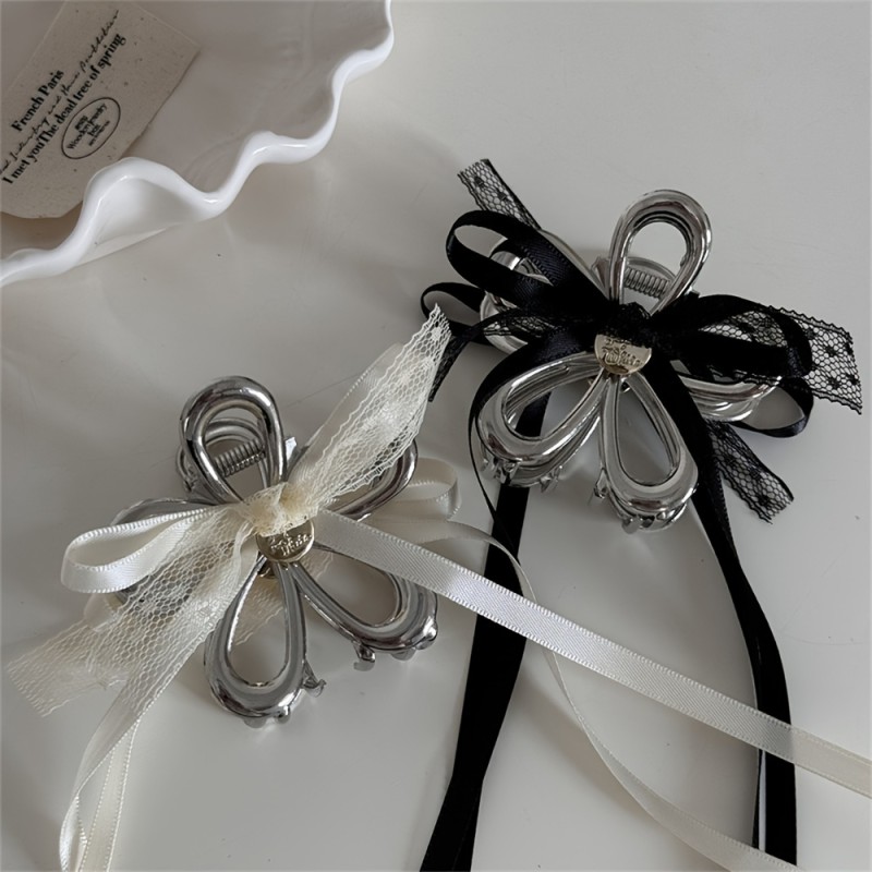 Hair JIT Hair Clip Women's Large Hair Claw Clip Women's Thin and Thick Curly Hair Big Banana Clip Strong Chin Clip Neutral Color Fashion Crab Hair Clip French Hair Clip Vintage Plastic Hair Accessories Women