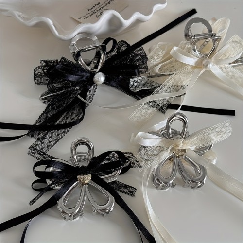 Hair JIT Hair Clip Women's Large Hair Claw Clip Women's Thin and Thick Curly Hair Big Banana Clip Strong Chin Clip Neutral Color Fashion Crab Hair Clip French Hair Clip Vintage Plastic Hair Accessories Women