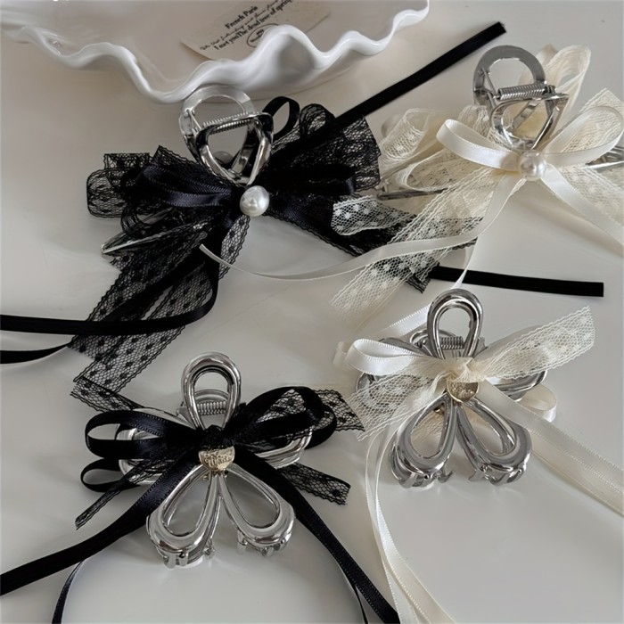 Hair JIT Hair Clip Women's Large Hair Claw Clip Women's Thin and Thick Curly Hair Big Banana Clip Strong Chin Clip Neutral Color Fashion Crab Hair Clip French Hair Clip Vintage Plastic Hair Accessories Women