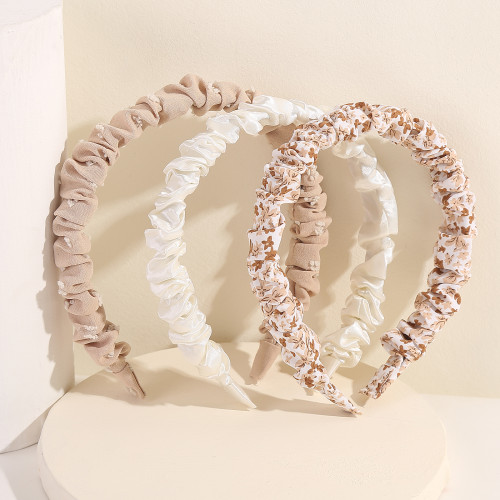 3pcs Ditsy Floral Print Ruffle Headband