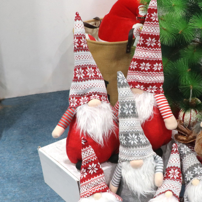 BIGTREE Christmas Gnomes Tomte, Scandinavian Swedish Santa Decorations Elf with Knitted Hats for Xmas Holiday Ornaments Home Deocr