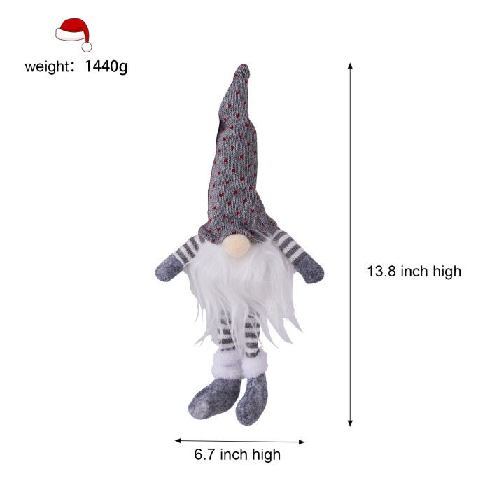 BIGTREE Christmas Gnomes Tomte, Scandinavian Swedish Santa Decorations Elf with Knitted Hats for Xmas Holiday Ornaments Home Deocr