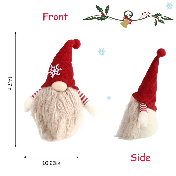 BIGTREE Christmas Gnomes Tomte, Scandinavian Swedish Santa Decorations Elf with Knitted Hats for Xmas Holiday Ornaments Home Deocr