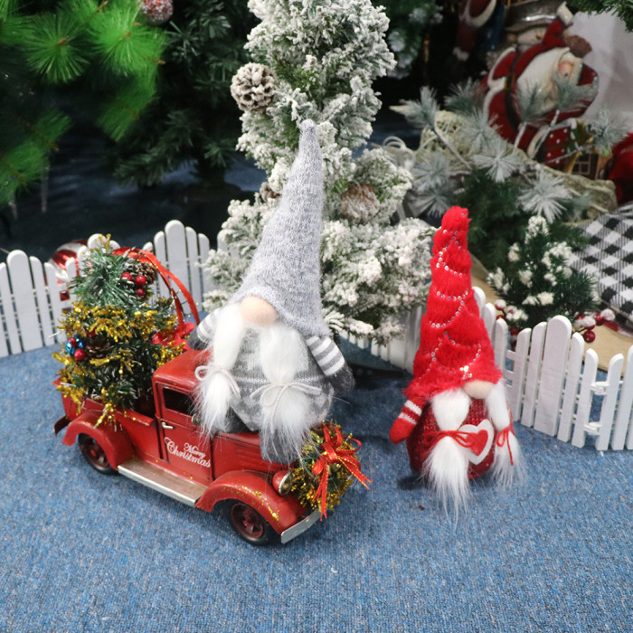 BIGTREE Christmas Gnomes Tomte, Scandinavian Swedish Santa Decorations Elf with Knitted Hats for Xmas Holiday Ornaments Home Deocr