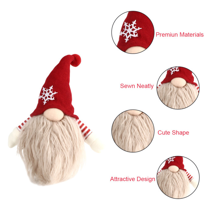 BIGTREE Christmas Gnomes Tomte, Scandinavian Swedish Santa Decorations Elf with Knitted Hats for Xmas Holiday Ornaments Home Deocr