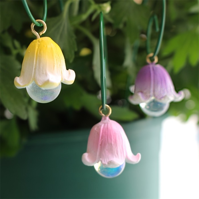 18 Pieces Of Everlasting Lilies Of The Valley, Fairy Garden Accessories, Fairy Garden Balcony Micro Landscape Plug-ins, Flower Pots, Potted Craft Decorations, Home Decorations, Christmas And Easter Decorations