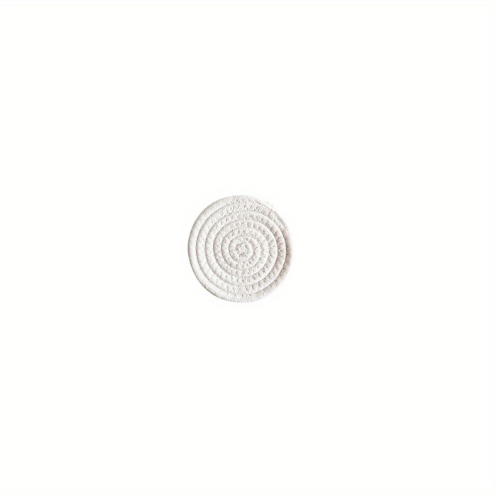 5 Pieces Durable Washable Hand Woven Rope Table Placemats Coasters. Can Be Used For Rustic Or Farmhouse Themed Table Home Décor