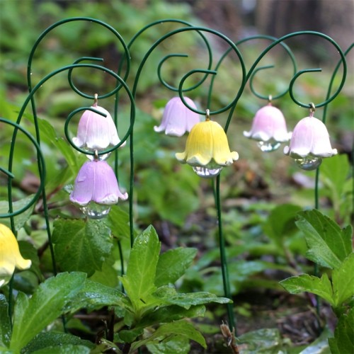 18 Pieces Of Everlasting Lilies Of The Valley, Fairy Garden Accessories, Fairy Garden Balcony Micro Landscape Plug-ins, Flower Pots, Potted Craft Decorations, Home Decorations, Christmas And Easter Decorations