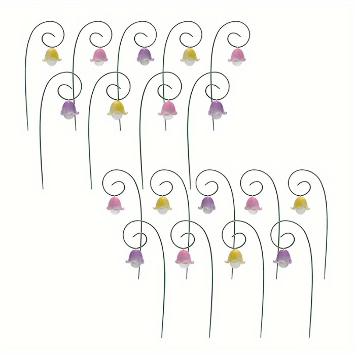 18 Pieces Of Everlasting Lilies Of The Valley, Fairy Garden Accessories, Fairy Garden Balcony Micro Landscape Plug-ins, Flower Pots, Potted Craft Decorations, Home Decorations, Christmas And Easter Decorations