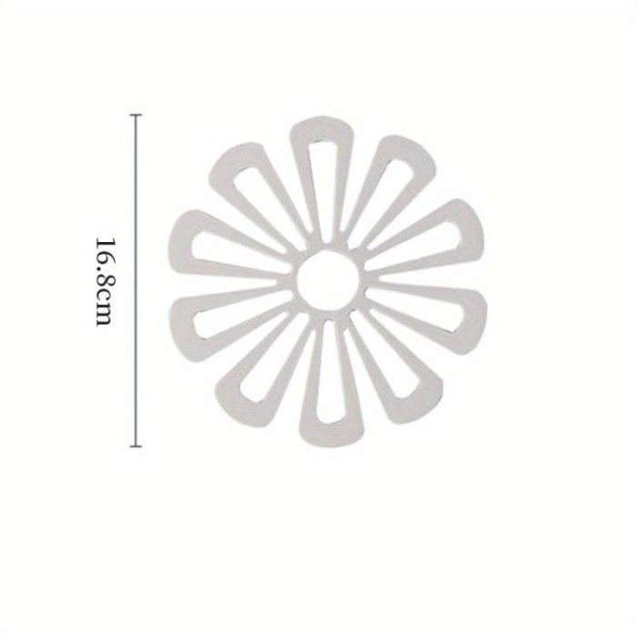 1pc Heat Resistant Heat Insulation Pad, Thickened Table Anti-Scald Dish Pad, Nordic Household Anti-Slip Tea Coaster, Pattern Silicone Pad