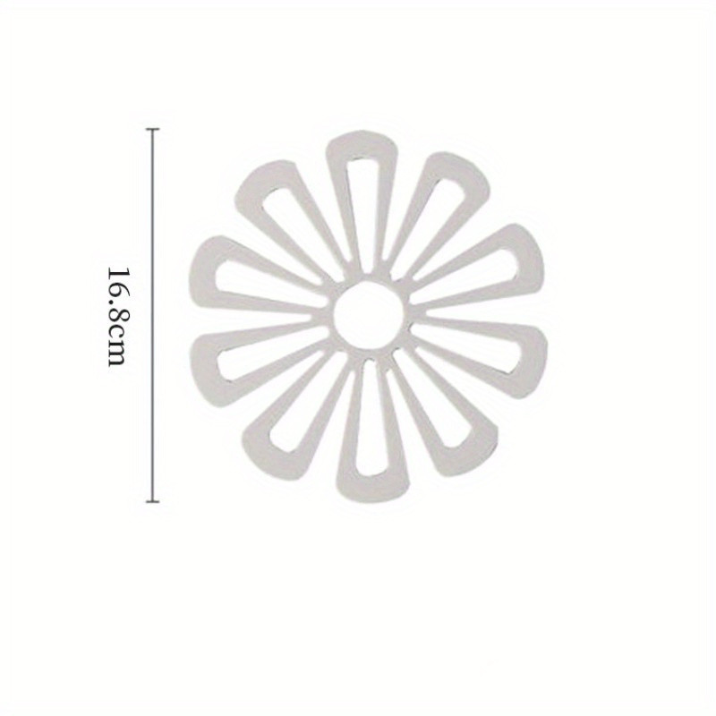 1pc Heat Resistant Heat Insulation Pad, Thickened Table Anti-Scald Dish Pad, Nordic Household Anti-Slip Tea Coaster, Pattern Silicone Pad