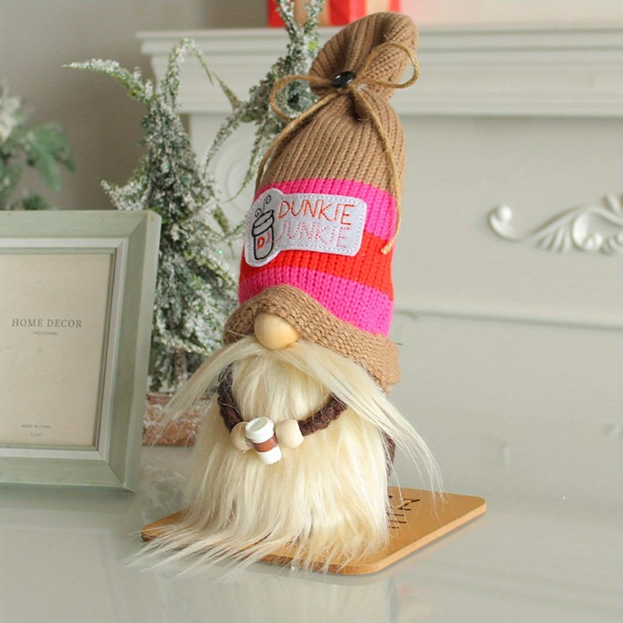 2pcs Christmas Gnomes Decoration Swedish Gnome Plush Ornament Tomte Santa Elf Dwarf Doll for Thanksgiving Christmas Decorations