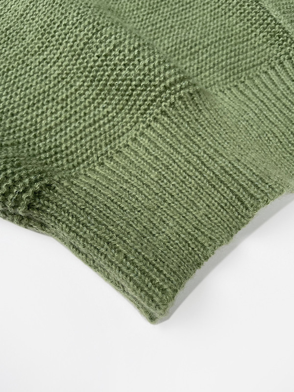 Long Sleeves Loose Buttoned Split-Joint Three-Dimensional Flower V-Neck Cardigan Tops