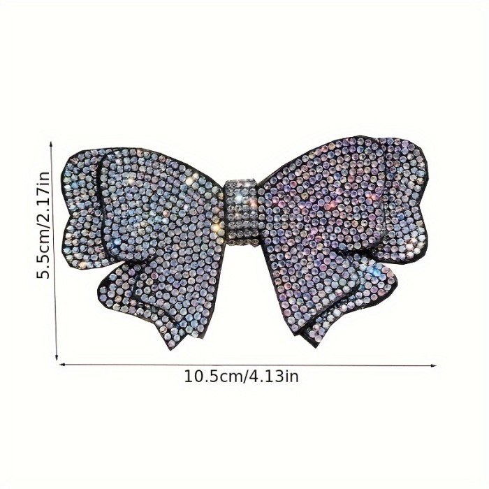 3pcs Women's Large Butterfly Hairpins Women's Hairpins Rhinestone High-end Hair Accessories Prom Temperament Dress Up Hairpins Bow Hairpins Women's Hairpins