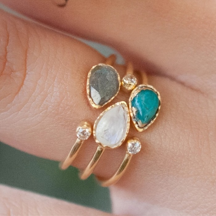 1pc, Luxury & Classic Style, Unique Multi-layer Open Design Ring, Inlay Colorful Faux Diamond Ring, Fashion Delicate Accessory For Daily Wear & Party, Idea Gift For Ladies