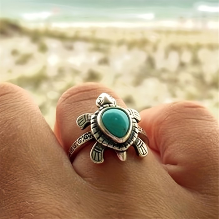 Elegant Boho-Style 14K Gold Plated Ring Set with Assorted Glass Gemstones, Copper Base, Versatile for Daily Wear and Parties - Pack of 1