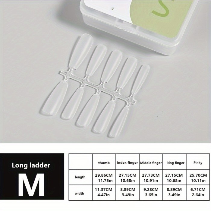 Long Ballet Press On Nails With Rhinestones, Luxury Fake Nails,Full Cover False Nails For Women And Girls