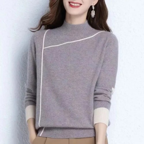 Women's Cozy Winter Turtleneck Knitted Sweater